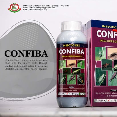 Confiba Super insecticide bottle and pack