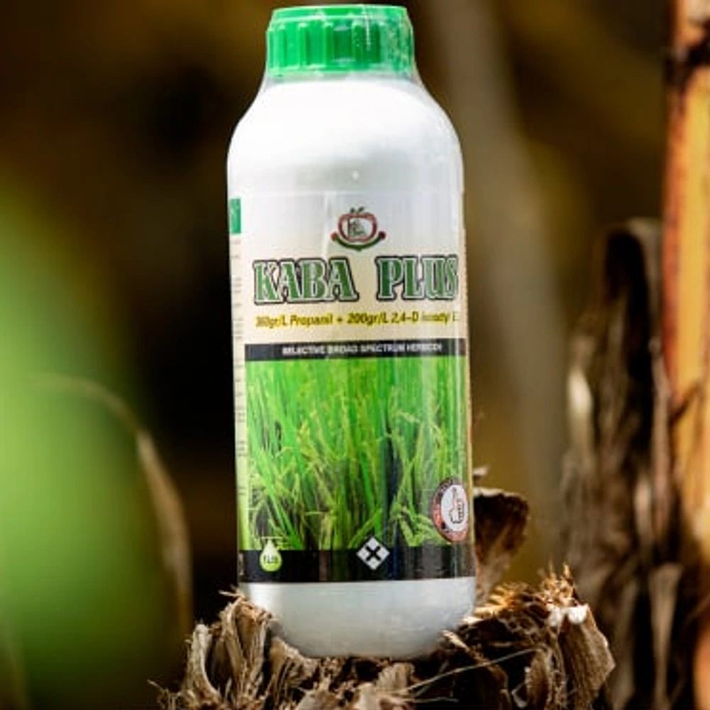 Kaba Plus herbicide product bottle
