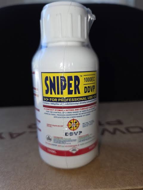 Sniper DDVP insecticide packaging